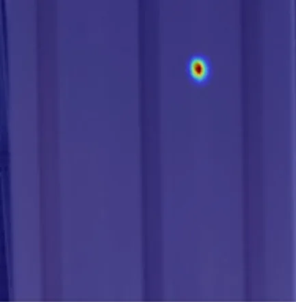 Plastic parts inspection - AI defect detection overlay